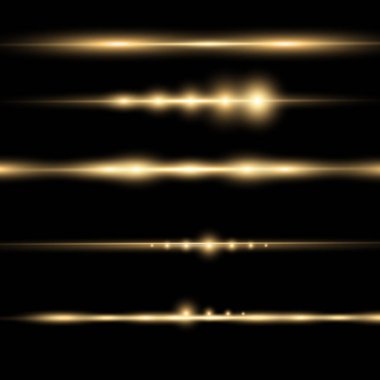 Sarı parlayan ışık.