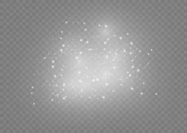 Toz beyaz kıvılcımlar. 