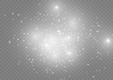 Toz beyaz kıvılcımlar. 