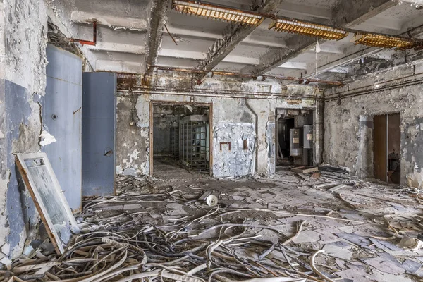 Estação de radar abandonada Duga em Pripyat — Fotografia de Stock