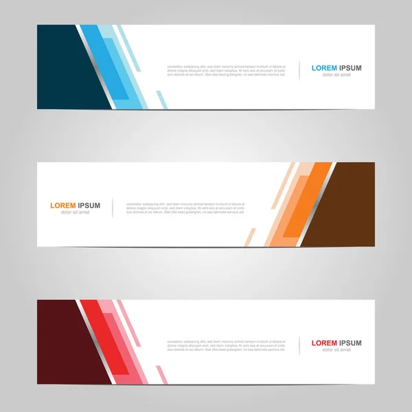 Moderne Banner Sjabloonontwerp Creatief Met Abstracte Achtergrond — Stockvector