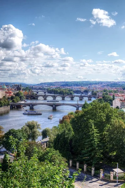 Panorama de la capitale de Prague en République tchèque — Photo