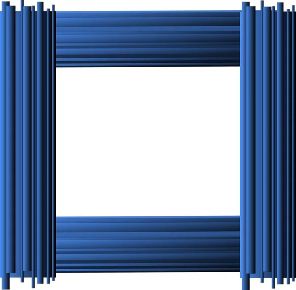 Mavi tasarlamak çerçeve şekil