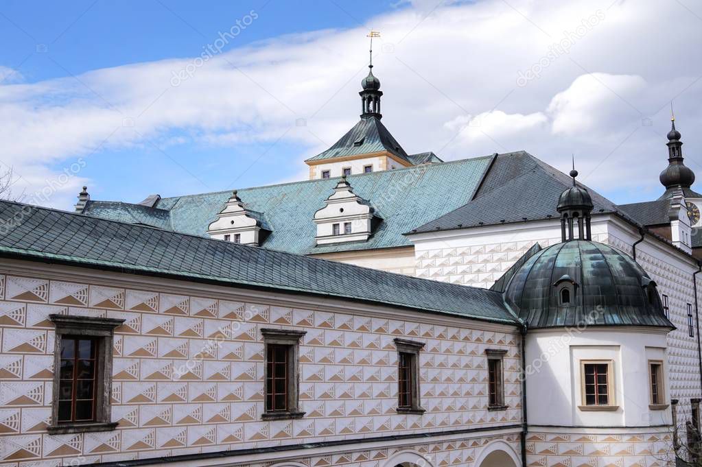 Historic castle in the center of Pardubice in the Czech Republic.