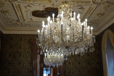 1.5.2018 iç Valdstejn Sarayı Prag, Çek Cumhuriyeti başkenti. Eski Senato.