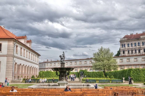 1.5.2018 Valdstejn Sarayı Prag, Çek Cumhuriyeti başkenti. Eski Senato.