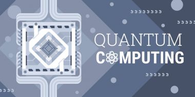 Quantum computer chip clipart
