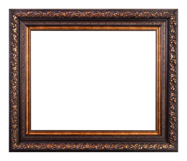 Beyaz arkaplan vintage tarzında izole edilmiş antika çerçeve