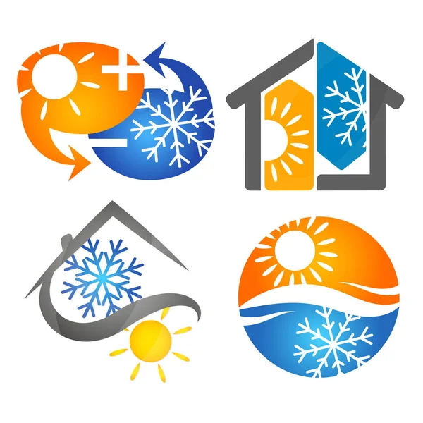 Air conditioning symbol set