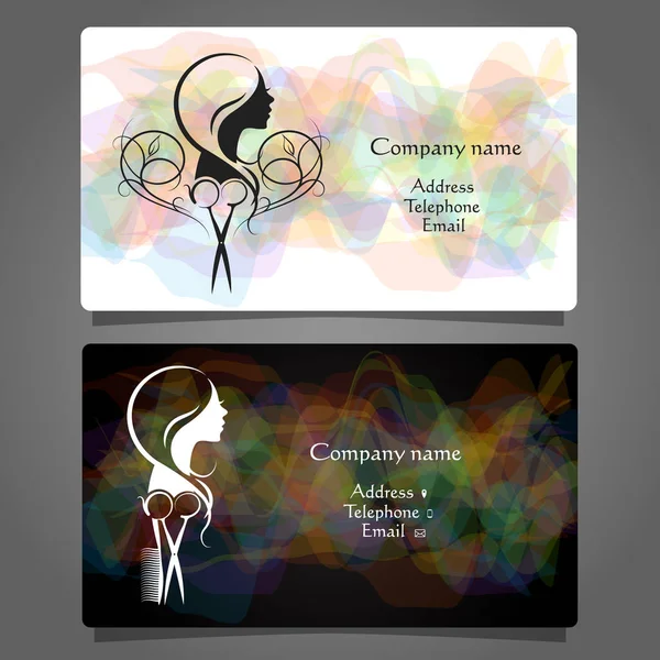ᐈ Hair Stylists Business Cards Stock Pictures Royalty Free