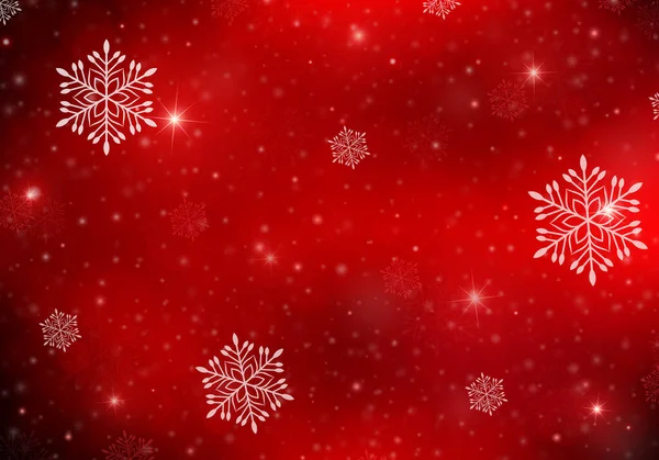 Rouge fond d'hiver festif . — Image vectorielle