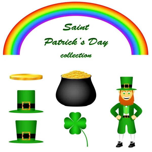 Saint Patricks Day set. — Stock Vector