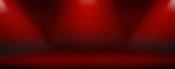Fond Rouge Foncé Avec Lampes Blanches Modèle Pour Présentation Des — Image vectorielle