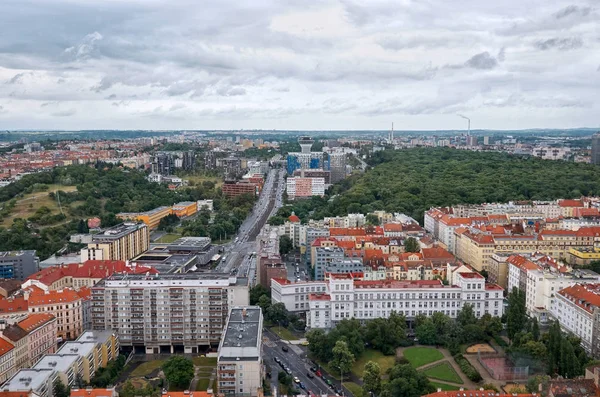 République Tchèque Prague Vue Hauteur Sur Les Maisons Prague — Photo