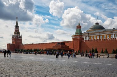 Rusya. Moskova. Kremlin, Moskova Kızıl meydanında. 25 Mayıs 2017