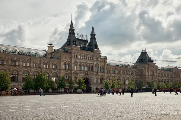 Россия Москве Здание Гумы Красной Площади Москве Май 2017 — стоковое фото