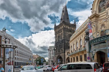 Çek Cumhuriyeti. Prag. Toz kulesi. 13 Haziran 2016