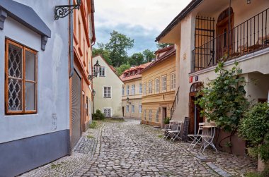 Çek Cumhuriyeti. Prag. Prag güzel ve dar sokakta. 13 Haziran 2016