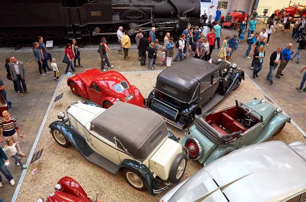 Δημοκρατία Της Τσεχίας Πράγα Εθνικό Τεχνικό Μουσείο Vintage Αυτοκίνητα Ιούνιος — Φωτογραφία Αρχείου