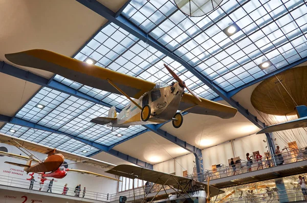 Δημοκρατία Της Τσεχίας Πράγα Εθνικό Τεχνικό Μουσείο Vintage Αεροσκαφών Ιούνιος — Φωτογραφία Αρχείου