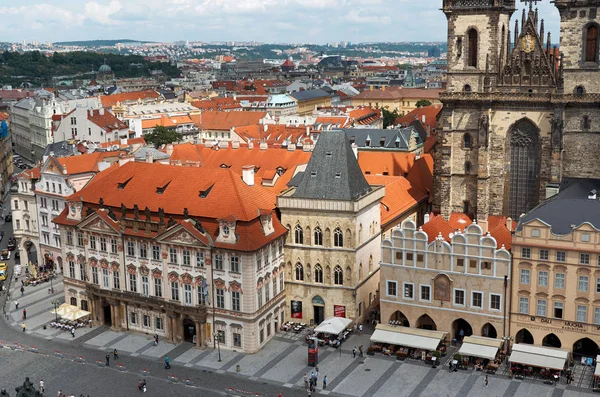 Tsjechische Republiek Praag Oude Stadsplein Praag Juni 2016 — Stockfoto