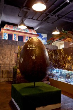 Çek Cumhuriyeti. Prag. Prag'da çikolata Müzesi. 15 Haziran 2016.