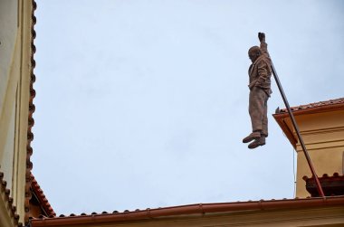 Çek Cumhuriyeti. Prag. Sigmund Freud Prag Gusova Caddesi üzerinde 