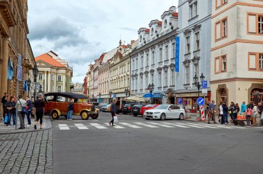 Çek Cumhuriyeti. Prag. Yaz sokaklarda Prag. 17 Haziran 2016.