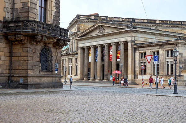 Alemania Dresde Plaza Del Teatro Dresde Junio 2016 —  Fotos de Stock