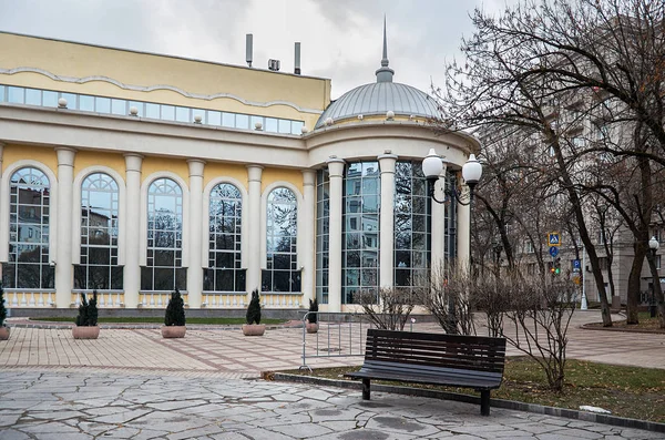 Rússia Moscovo Ruas Casas Moscou Área Chistye Prudy Novembro 2017 — Fotografia de Stock