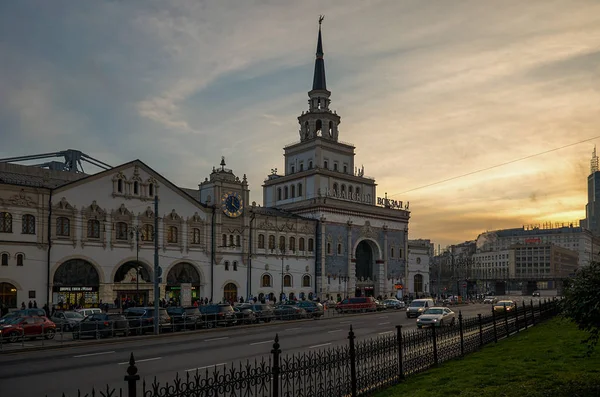 Росія Москва Казань Вокзалу Площі Трьома Станціями Москві Листопада 2017 — стокове фото