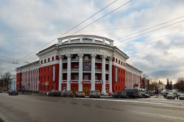 Rusya. Karelya. Petrozavodsk. Hotel Severnaya Petrozavodsk içinde. 15 Kasım 2017