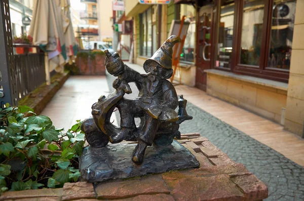 弗罗茨瓦夫弗罗茨瓦夫的侏儒铜像 2018 — 图库照片