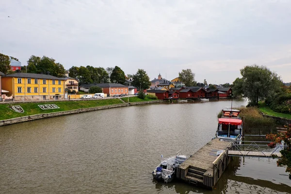 Finlande Porvoo Maisons Rues Porvoo Paysage Urbain Automne Septembre 2018 — Photo