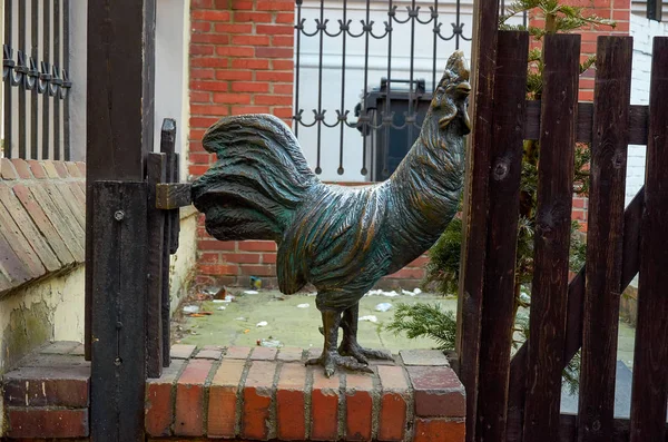 Polen Det Wroclaw Skulptur Slaktdjur Wroclaw Februari 2018 — Stockfoto