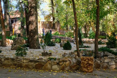 Rusya. Kamensk-Shakhtinsky Rostov bölgesi. Eski köy. Peyzaj Parkı 