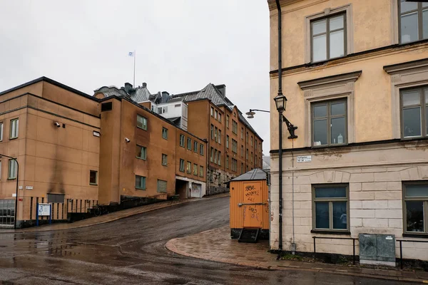 Švédsko Stockholm Domy Ulice Stockholmu Podzimní Městská Krajina Září 2018 — Stock fotografie