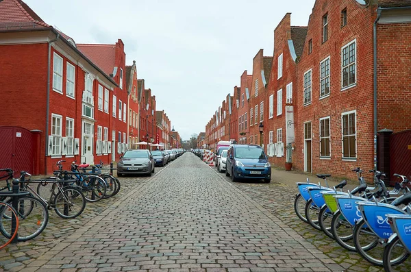 Niemcy Poczdamie Dutch Quarter Poczdamska Dzielnica Wybudowana Stylu Holenderskim Lutego — Zdjęcie stockowe
