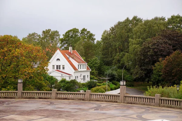 Norway Oslo Vigeland Sculpture Park Part Large Frogner Park September — Stock Photo, Image