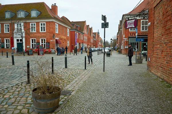 Niemcy Poczdamie Dutch Quarter Poczdamska Dzielnica Wybudowana Stylu Holenderskim Lutego — Zdjęcie stockowe