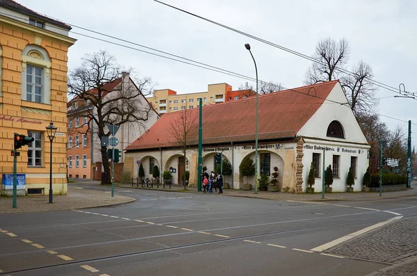 Deutschland Potsdam Häuser Und Straßen Potsdam Stadtbild Februar 2018 — Stockfoto