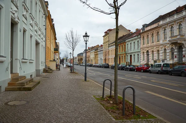 Németország Potsdam Potsdam Lakóházak Utcák Városkép Február 2018 — Stock Fotó