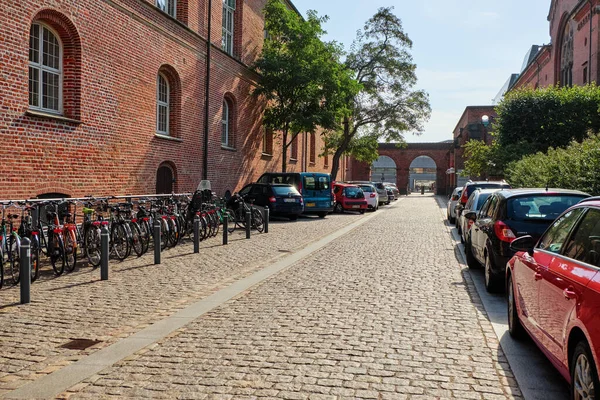 Danmark Köpenhamn Hus Och Gator Köpenhamn Stadens Höstlandskap September 2018 — Stockfoto