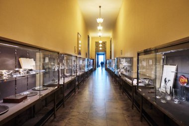 Norveç. Oslo. Oslo Belediyesi. Belediye Binası 'nın içi. 18 Eylül 2018