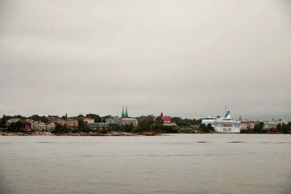 Finlande Helsinki Grand Ferry Jetée Helsinki Septembre 2018 — Photo