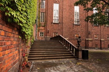 İsveç. Stockholm. Stockholm Belediye Binası. İsveç başkentinin sembolü. 17 Eylül 2018