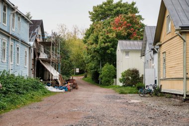 Finlandiya. Helsinki. Helsinki 'deki Sveaborg kalesinin bölgesi. 16 Eylül 2018