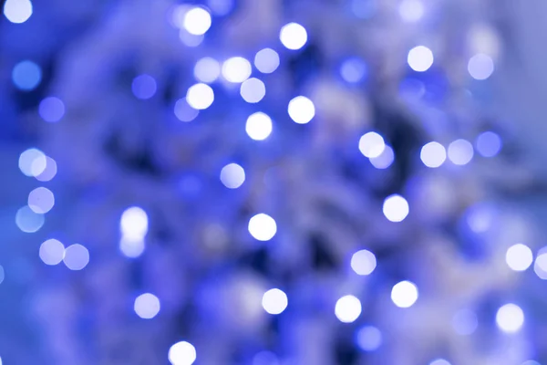 Luces sobre fondo azul. Navidad — Foto de Stock