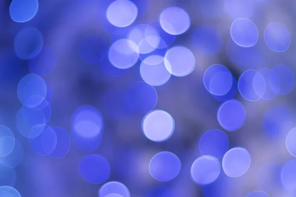 Luces sobre fondo azul. Navidad — Foto de Stock