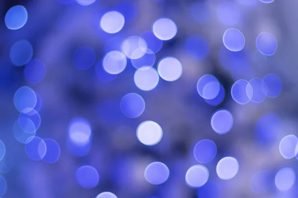 Luces sobre fondo azul. Navidad — Foto de Stock
